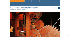 Desktop Screenshot of plymouthhistoricalsociety.org