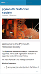 Mobile Screenshot of plymouthhistoricalsociety.org