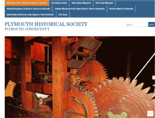Tablet Screenshot of plymouthhistoricalsociety.org